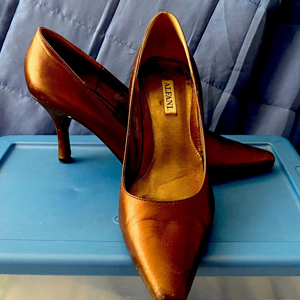 Bronze pumps